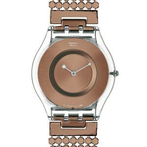 Swatch Skin "Paved in Bronze" Watch SFK129A - Swiss Made Rare